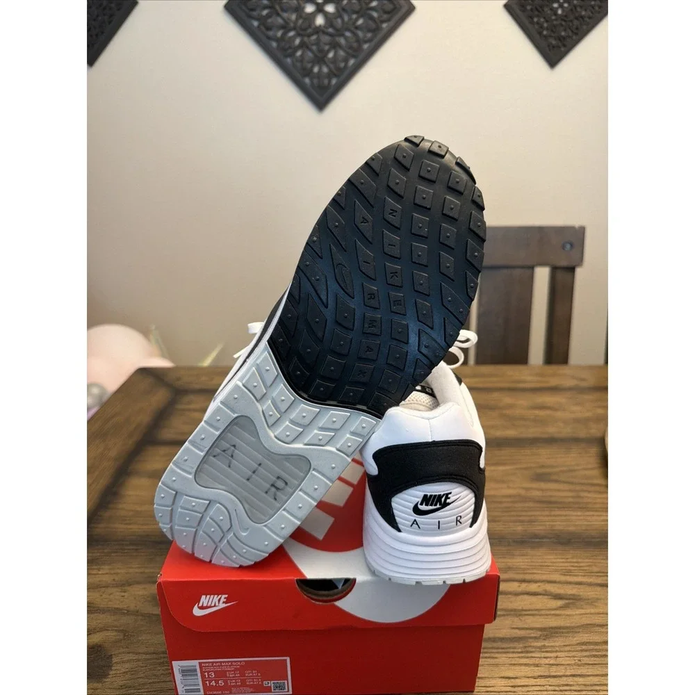 Nike Air Max Solo 'Black White' DX3666-100 Men's Shoes Sz 12.5